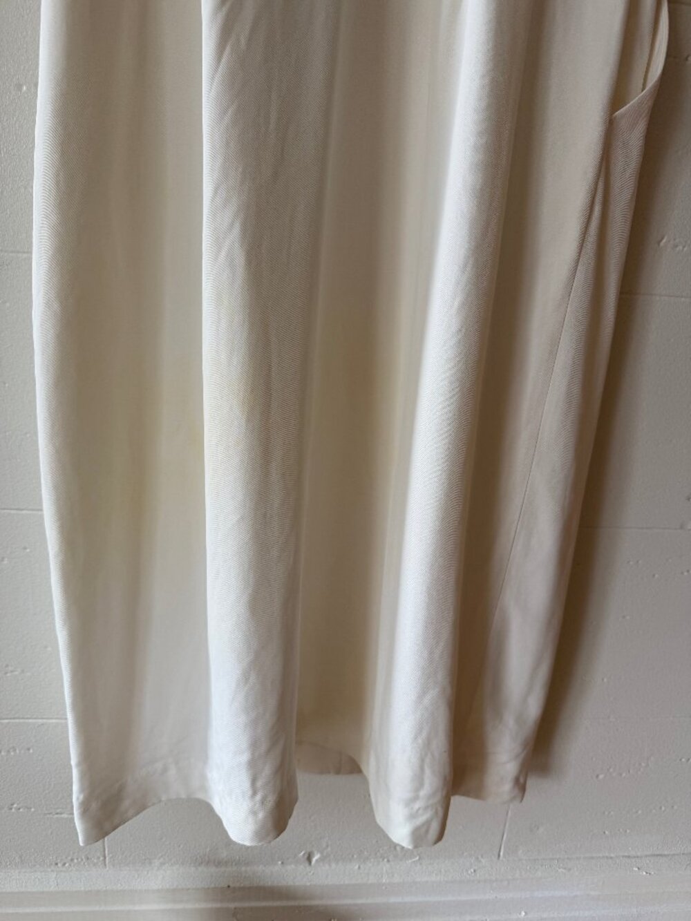 Banana Republic | White Maxi Sleeveless Summer Shirt Dress | Size 12 - Picture 8 of 9